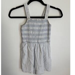 Abercrombie Kids Striped smocked romper size 7/8